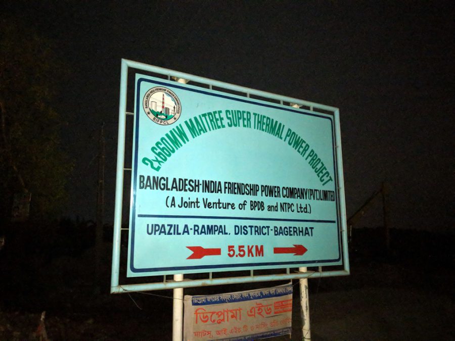 The Rampal thermal power plant has provoked condemnation by environmentalists worldwide [image by: Soumya Sarkar]