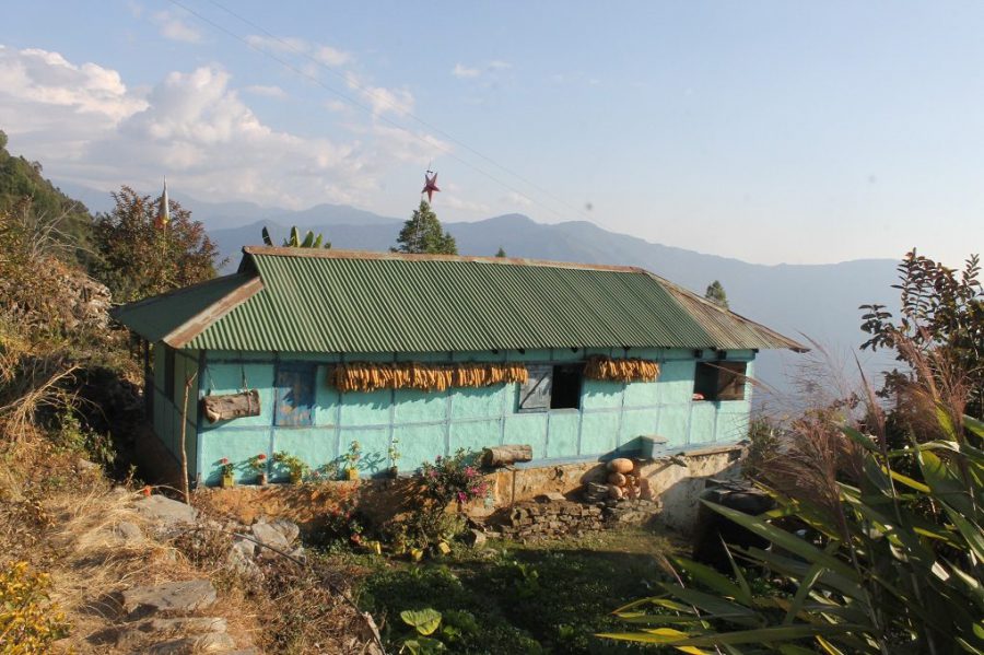 A house of a farmer in Sikkim [image by: Nita Narash]
