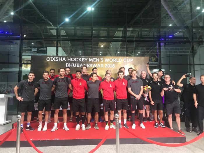 Picture : Hockey India, Belgium Team