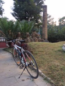 Zero milestone in Nagpur, the geographical centre of India
