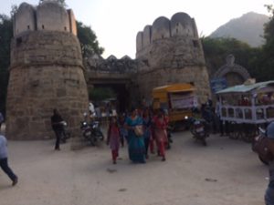 Entrance to fortified temple town in Penukonda, Andhra Pradesh
