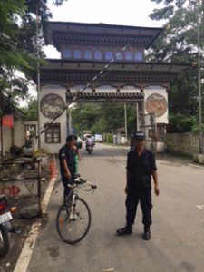 Entrance to Bhutan in Samdrup Jongkhar
