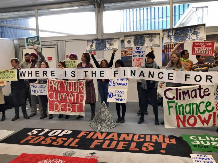 Developed countries, historically responsible for the majority of emissions, have only promised that the “probability” of climate finance will be available, disappointing many [image by: Joydeep Gupta]