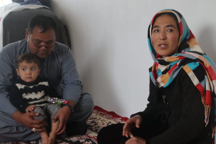 Aziza and her family abandoned their farm after the wheat crop failed [image by: Fariba Housaini]