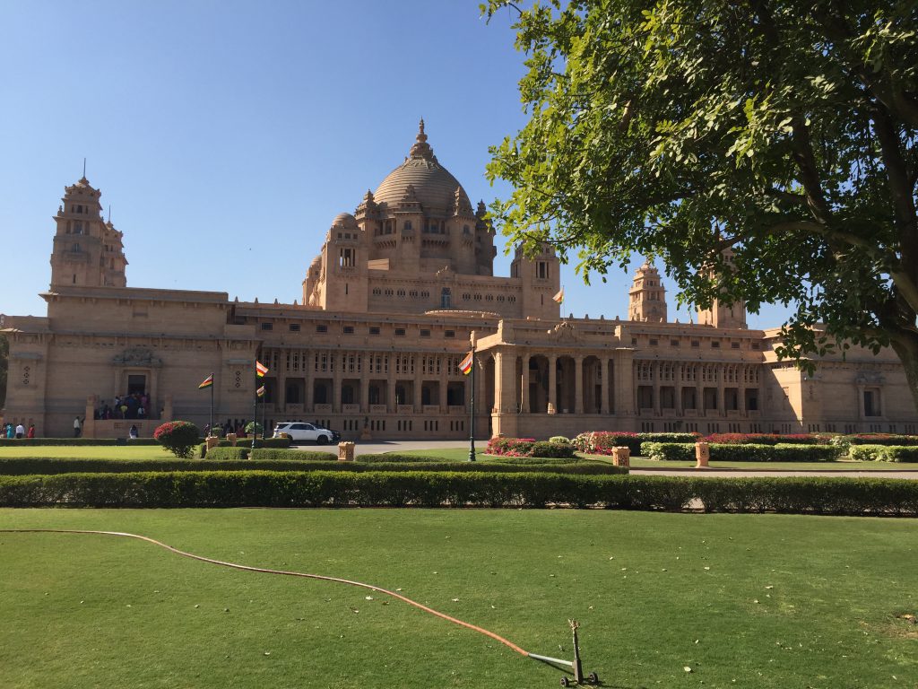 The Umaid Bhavan Palace in Jodhpur, Rajasthan.