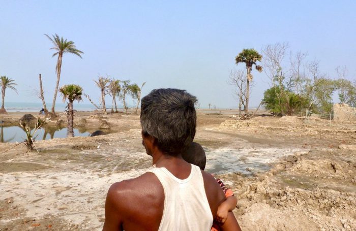 Villagers in the Sundarbans are being displaced by coastal erosion, high soil salinity and increasingly violent cyclones [image by: Soumya Sarkar]