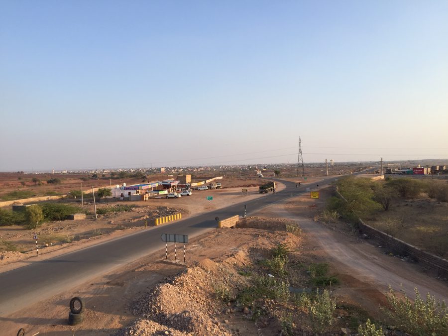 View of Pokaran from 4 km away