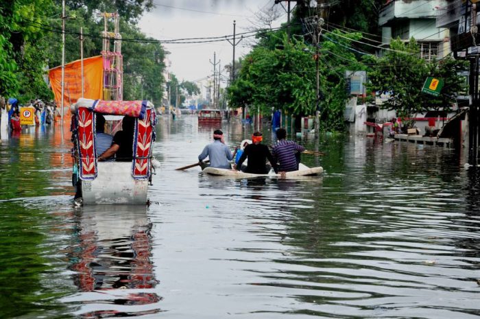 Record breaking rainfall exposed the dysfunctional urban planning and corruption in Patna [image by: Prashant Ravi]